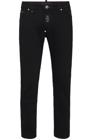 Philipp Plein Jean skinny à plaque logo