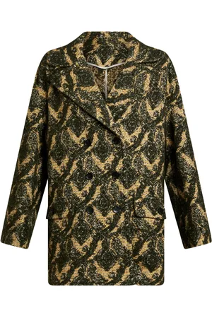 Etro Manteau croisé à motif en jacquard