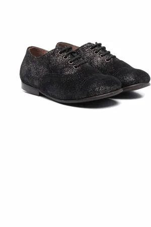 PèPè Ballerines lacées à détails pailletés