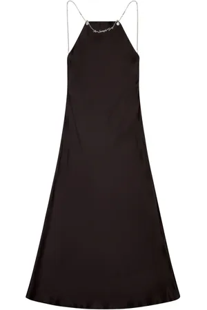 Diesel Robe en satin D-Eliz à coupe mi-longue