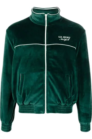 Sporty & Rich Sweat zippé à logo brodé