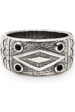Nialaya Bague gravée en sterling