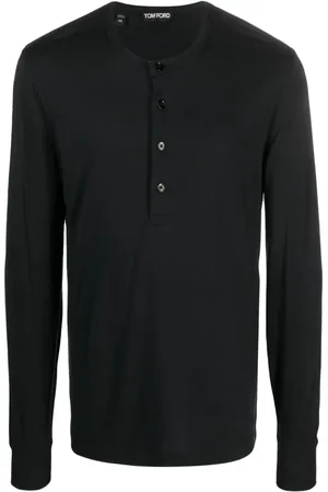 Tom Ford T-shirt Henley à manches longues