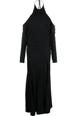 Serafini Robe longue à dos-nu