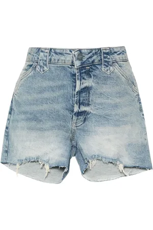AllSaints Short en jean Idaho à taille mi-haute