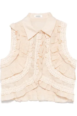 Sandro Blouse à volants