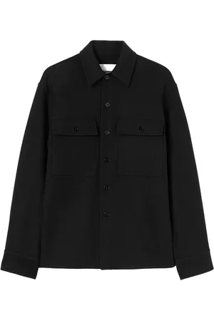 Jil Sander Surchemise en laine à manches longues