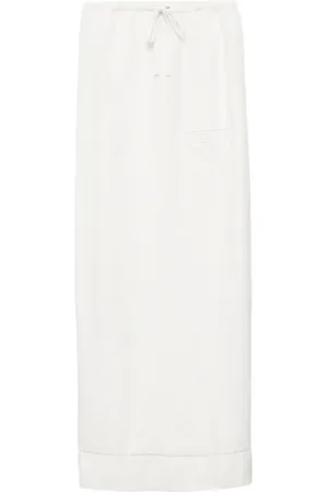 Prada Chemise brodée en lin