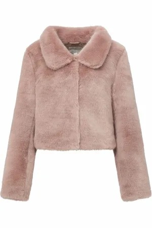Unreal Fur Veste Tirage crop en fourrure artificielle