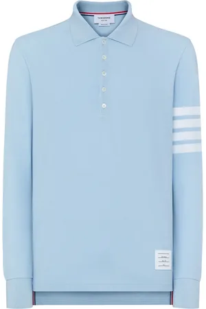 Thom Browne Polo rayé à manches longues