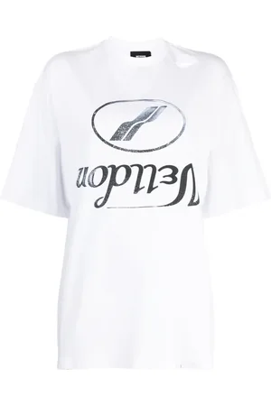 We11 Done T-shirt en coton à imprimé graphique