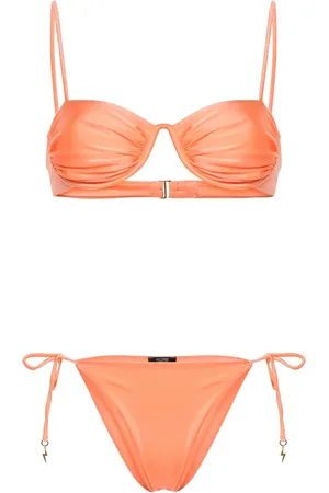 Noire Swimwear Bikini Monowire à fermeture nouée