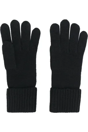 N.PEAL Gants nervurés en cachemire
