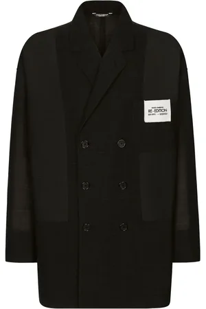 Dolce & Gabbana Blazer croisé à patch logo