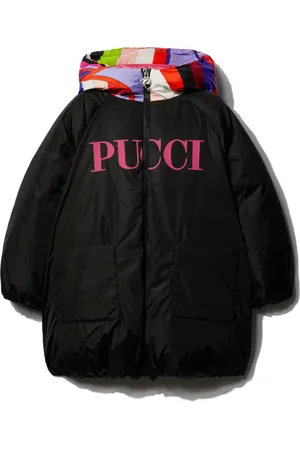 PUCCI Junior Doudoune à logo imprimé