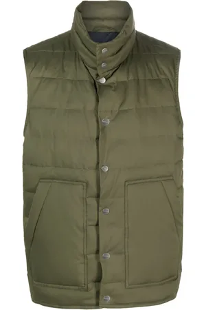 Kiton Gilet matelassé à col montant