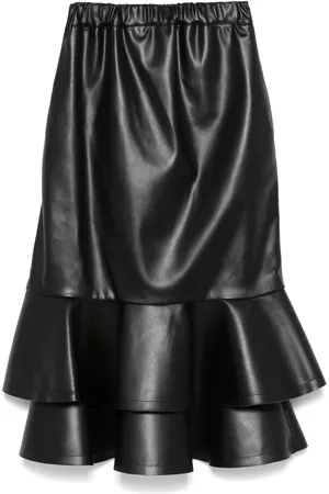 Comme des Garçons Jupe mi-longue à bord volanté