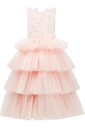 Tulleen Robe à volants superposés