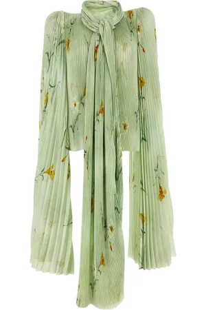 Balenciaga Blouse plissée à fleurs