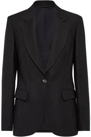 Brunello Cucinelli Blazer à ornements métalliques