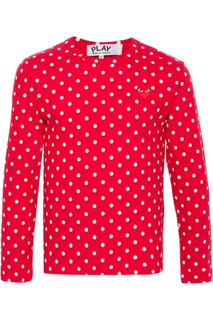 Comme des Garçons T-shirt en coton à pois