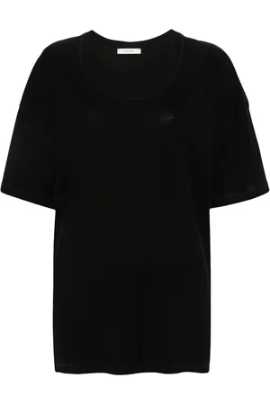 LEMAIRE T-shirt en coton à épaules tombantes
