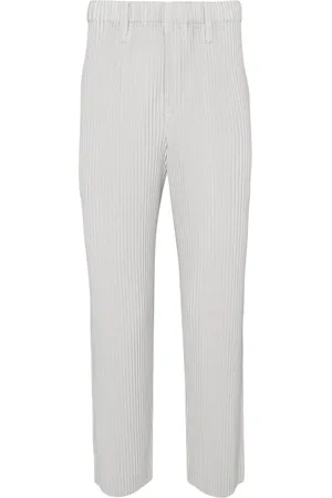 Issey Miyake Pantalon fuselé plissé