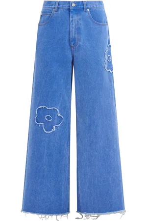 Marni Jean à appliques fleurs