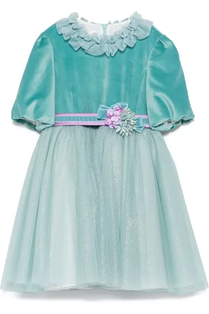 COLORICHIARI Robe à ceinture fleurie