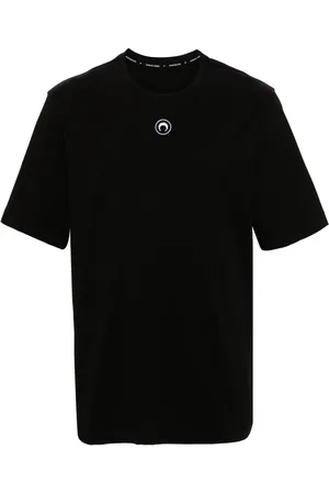 Marine Serre T-shirt en coton à logo Crescent Moon
