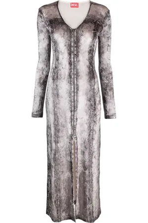 Diesel Robe à imprimé photographique