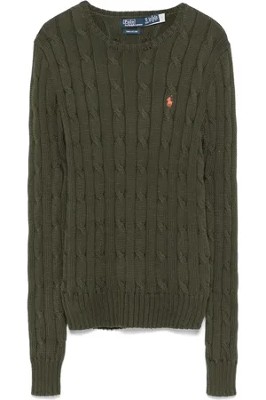 Ralph Lauren Pull en maille torsadée