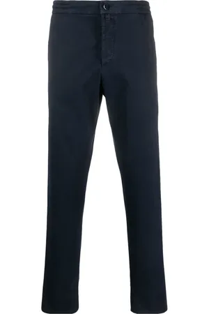 Kiton Pantalon droit à taille mi-haute
