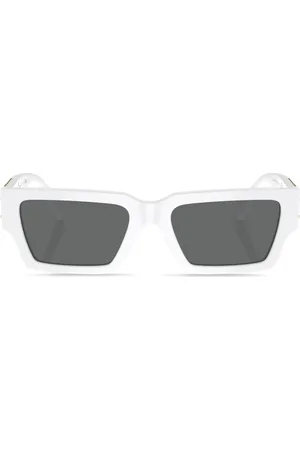 VERSACE Lunettes de soleil à monture rectangulaire
