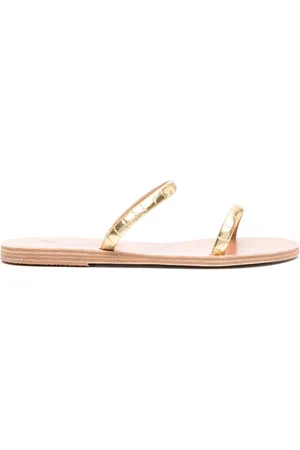 Ancient Greek Sandals Sandales plates en cuir