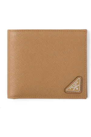 Prada Portefeuille pliant en cuir saffiano