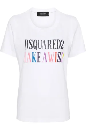 Dsquared2 T-shirt en coton à slogan imprimé