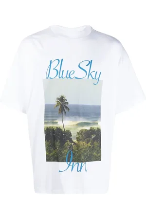 BLUE SKY INN T-shirt en coton à imprimé graphique