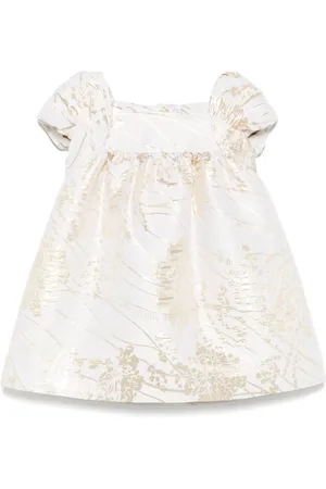 Emporio Armani Robe en jacquard à effet métallisé