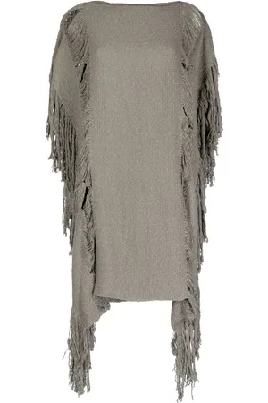 Voz Poncho en dentelle à franges
