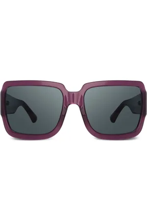 Linda Farrow X Dries Van Noten lunettes de soleil à monture ronde