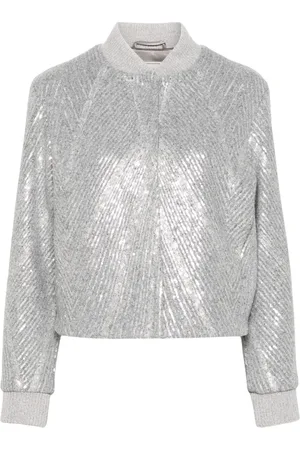 PESERICO SIGN Veste bomber à sequins