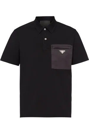 Prada Polo à plaque logo
