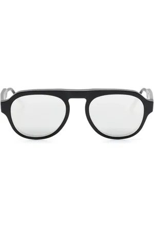 Thom Browne Lunettes de soleil à monture ovale