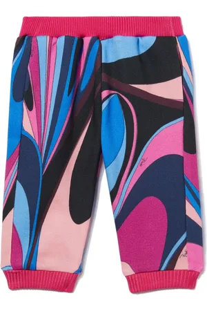PUCCI Junior Pantalon de jogging à imprimé Onde