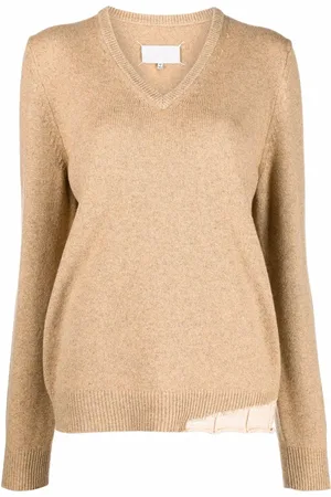 Maison Margiela Pull en maille à col v