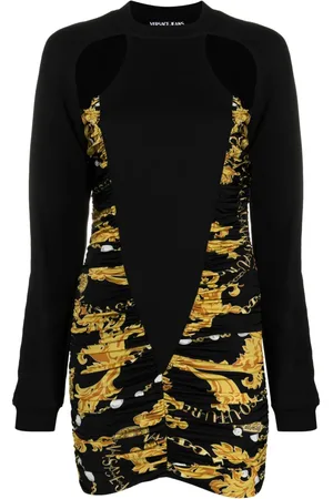 VERSACE Robe courte à fronces