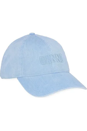Ganni Casquette en jean à logo brodé
