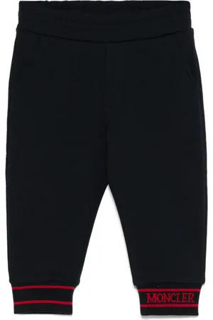 Moncler Pantalon de jogging à logo en jacquard