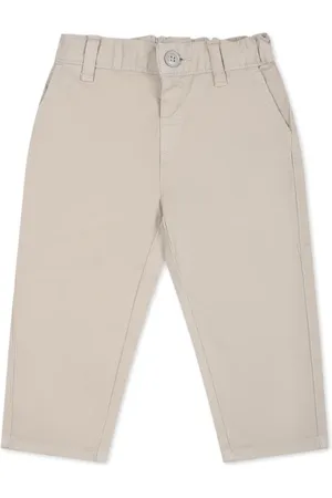 Emporio Armani Jean élastiqué à plaque logo